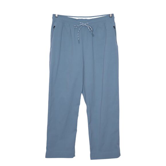 ATHLETA Trekkie Straight Crop Pant Minimalist Grey Lightweight Casual Women's 8 - Picture 1 of 12